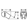 Купити Тримач ручного душа HANSGROHE WALLSTORIS 27917670, чорний HANSGROHE 27917670 , 27917670 / 81523 , в категории Кронштейни, тримачі, підключення , от бренда HANSGROHE  Інтернет-магазин сантехніки ✓ Кращі ціни на ринку ✓ Величезний вибір ✓ Гарантія ✓ 