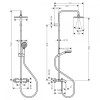 Купить VERNIS SHAPE душевая система Showerpipe 230 с термостатом для ванны HANSGROHE 26284000 , 26284000 / 81669 , в категории Душевая система с термостатом , от бренда HANSGROHE  Интернет-магазин сантехники ✓ Лучшие цены на рынке ✓ Огромный выбор ✓ Гаран