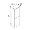 Купити BLACK EDGE пенал підвісний 99*30*20см, дуб IMPRESE f32113OK , f32113OK / 81846 , в категории Пенали та напівпенали у ванну , от бренда IMPRESE  Інтернет-магазин сантехніки ✓ Кращі ціни на ринку ✓ Величезний вибір ✓ Гарантія ✓ Заходьте!