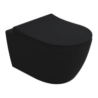 CANTE Rimless унітаз підвісний 51*35,5*33 см, сидіння Duroplast Slim slow-closing, de la noche VOLLE 1312.151004