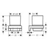 Купити Склянка для ванної кімнати HANSGROHE ADDSTORIS 41749990, золото HANSGROHE 41749990 , 41749990 / 83201 , в категории Склянки для зубних щіток , от бренда HANSGROHE  Інтернет-магазин сантехніки ✓ Кращі ціни на ринку ✓ Величезний вибір ✓ Гарантія ✓ За