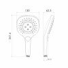 Купить Душ ручной SPR370Q, 130 мм, 3 режима, кнопковый переключатель, хром IMPRESE f03600101DQ , f03600101DQ / 84188 , в категории Ручные души , от бренда IMPRESE  Интернет-магазин сантехники ✓ Лучшие цены на рынке ✓ Огромный выбор ✓ Гарантия ✓ Заходите!