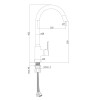 Купить VACLAV смеситель для кухни, черный матовый IMPRESE f03406410AA , f03406410AA / 84250 , в категории Смесители для кухни , от бренда IMPRESE  Интернет-магазин сантехники ✓ Лучшие цены на рынке ✓ Огромный выбор ✓ Гарантия ✓ Заходите!
