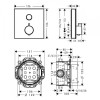Купити Змішувач для душа HANSGROHE SHOWER SELECT 15737600+01800180, хром HANSGROHE 15737600+01800180 , 15737600+01800180 / 86517 , в категории Змішувачі для душу , от бренда HANSGROHE  Інтернет-магазин сантехніки ✓ Кращі ціни на ринку ✓ Величезний вибір ✓