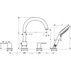Купить VERNIS SHAPE змішувач на борт ванни, на 4 отв, чорний матовий HANSGROHE 71459670 , 71459670 / 86618 , в категории Смесители для ванной , от бренда HANSGROHE  Интернет-магазин сантехники ✓ Лучшие цены на рынке ✓ Огромный выбор ✓ Гарантия ✓ Заходите!