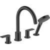 Купить VERNIS SHAPE змішувач на борт ванни, на 4 отв, чорний матовий HANSGROHE 71459670 , 71459670 / 86618 , в категории Смесители для ванной , от бренда HANSGROHE  Интернет-магазин сантехники ✓ Лучшие цены на рынке ✓ Огромный выбор ✓ Гарантия ✓ Заходите!