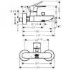 Купити REBRIS E змішувач для ванни, чорний  матовий HANSGROHE 72450670 , 72450670 / 88368 , в категории Змішувачі для ванної , от бренда HANSGROHE  Інтернет-магазин сантехніки ✓ Кращі ціни на ринку ✓ Величезний вибір ✓ Гарантія ✓ Заходьте!