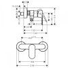 Купити REBRIS S змішувач для душу, чорний  матовий HANSGROHE 72640670 , 72640670 / 88393 , в категории Змішувачі для душу , от бренда HANSGROHE  Інтернет-магазин сантехніки ✓ Кращі ціни на ринку ✓ Величезний вибір ✓ Гарантія ✓ Заходьте!