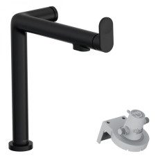 AQITTURA M91 змішувач для кухні, 240, 1jet, чорний матовий HANSGROHE 76804670