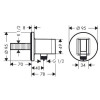 Купить FIXFIT Портер S держатель для душа HANSGROHE 26888000 , 26888000 / 89112 , в категории Кронштейны, держатели, подключения , от бренда HANSGROHE  Интернет-магазин сантехники ✓ Лучшие цены на рынке ✓ Огромный выбор ✓ Гарантия ✓ Заходите!