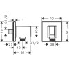 Купити FIXFIT Портер Сквер тримач для душу, чорний матовий HANSGROHE 26889670 , 26889670 / 90085 , в категории Кронштейни, тримачі, підключення , от бренда HANSGROHE  Інтернет-магазин сантехніки ✓ Кращі ціни на ринку ✓ Величезний вибір ✓ Гарантія ✓ Заходь