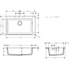 Купити S510-F660 мийка для кухні 77*51*20,5см, колір сірий камінь HANSGROHE 43313290 , 43313290 / 92448 , в категории Кухонні мийки , от бренда HANSGROHE  Інтернет-магазин сантехніки ✓ Кращі ціни на ринку ✓ Величезний вибір ✓ Гарантія ✓ Заходьте!