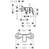 Купити LOGIS змішувач для душу, одноручний, колір чорний матовий HANSGROHE 71600670 , 71600670 / 92460 , в категории Змішувачі для душу , от бренда HANSGROHE  Інтернет-магазин сантехніки ✓ Кращі ціни на ринку ✓ Величезний вибір ✓ Гарантія ✓ Заходьте!
