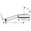 Купить PULSIFY ручний душ 1 режим,  колір хром HANSGROHE 24121000 , 24121000 / 92876 , в категории Ручные души , от бренда HANSGROHE  Интернет-магазин сантехники ✓ Лучшие цены на рынке ✓ Огромный выбор ✓ Гарантия ✓ Заходите!