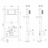 Купити VOLLE MASTER EVO SENSOR комплект інсталяції для унітазу 4в1 (інсталяція, кріплення, прокладка, клавіша LARGO EVO SENSOR cromo) VOLLE 2220.010301 , 2220.010301 / 93020 , в категории Інсталяції для унітазу , от бренда VOLLE  Інтернет-магазин сантехні
