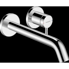 TECTURIS S смеситель для раковины, одноручный, настенный, СМ, цвет хром HANSGROHE 73351000