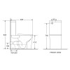 Купити VLTAVA TWIST унітаз компакт 62,5*39*84,5 см з бачком, сидіння тверде Slim slow-closing IMPRESE с06509603TW , с06509603TW / 93282 , в категории Унітази-компакти підлогові , от бренда IMPRESE  Інтернет-магазин сантехніки ✓ Кращі ціни на ринку ✓ Велич