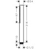 Купити PULSIFY S  ручной душ 1 режим, Ecosmart,  цвет хром HANSGROHE 24125000 , 24125000 / 93351 , в категории Ручні душі , от бренда HANSGROHE  Інтернет-магазин сантехніки ✓ Кращі ціни на ринку ✓ Величезний вибір ✓ Гарантія ✓ Заходьте!