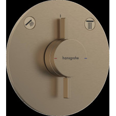 DUO TURN S змішувач для 2 користувачів, СМ, колір шліфована бронза HANSGROHE 75418140