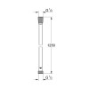Купить SILVERFLEX шланг для душа 1250 мм, цвет черный матовый GROHE 28362KF1 , 28362KF1 / 94813 , в категории Душевые шланги , от бренда GROHE  Интернет-магазин сантехники ✓ Лучшие цены на рынке ✓ Огромный выбор ✓ Гарантия ✓ Заходите!