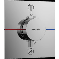 SHOWERSELECT COMFORT E термостат для 2 потребителей, скрытый монтаж, цвет хром HANSGROHE 15572000