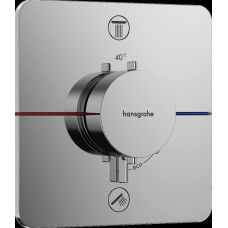 ДУШОВИЙ КОМФОРТ Q термостат для 2х користувачів, СМ, кольору хром HANSGROHE 15583000