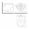 Купить FEEL Rimless унитаз подвесной, сидение полипропилен slow-closing RJ RJ4545 , RJ4545 / 95358 , в категории Унитазы подвесные , от бренда RJ  Интернет-магазин сантехники ✓ Лучшие цены на рынке ✓ Огромный выбор ✓ Гарантия ✓ Заходите!