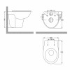 Купить FLIP Rimless унитаз 53*36*36,5см подвесной, сидение полипропилен slow-closing RJ RJCEJ0005 , RJCEJ0005 / 95362 , в категории Унитазы подвесные , от бренда RJ  Интернет-магазин сантехники ✓ Лучшие цены на рынке ✓ Огромный выбор ✓ Гарантия ✓ Заходите