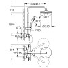 Купити TEMPESTA SYSTEM  душова система 210 з термостатом , колір хром GROHE 26811001 , 26811001 / 95764 , в категории Душова система з термостатом , от бренда GROHE  Інтернет-магазин сантехніки ✓ Кращі ціни на ринку ✓ Величезний вибір ✓ Гарантія ✓ Заходьт