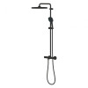 Купить СИСТЕМА ДУША TEMPESTA CUBE 250 с термостатом, цвет черный матовый GROHE 266892431 , 266892431 / 95902 , в категории Душевая система с термостатом , от бренда GROHE  Интернет-магазин сантехники ✓ Лучшие цены на рынке ✓ Огромный выбор ✓ Гарантия ✓ За