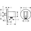 Купити FIXFIT Портер S тримач для душу, колір білий матовий HANSGROHE 26888700 , 26888700 / 96200 , в категории Кронштейни, тримачі, підключення , от бренда HANSGROHE  Інтернет-магазин сантехніки ✓ Кращі ціни на ринку ✓ Величезний вибір ✓ Гарантія ✓ Заход