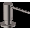 Купить HANSGROHE A41 диспенсер для мила/лосьйону, колір шліфований чорний хром HANSGROHE 40438340 , 40438340 / 96254 , в категории Дозаторы для жидкого мыла , от бренда HANSGROHE  Интернет-магазин сантехники ✓ Лучшие цены на рынке ✓ Огромный выбор ✓ Гаран