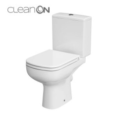 Унітаз-компакт COLOUR 575 011 CleanOn 3/5 л з дюропластовим сидінням з плавним закриванням та функцією простого зняття CERSANIT
