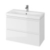 Купити СЕТ меблевий B06 MODUO SLIM 80 білий (тумба + умивальник) CERSANIT , UN509-044 /  , в категории Меблі , от бренда Cersanit  Інтернет-магазин сантехніки ✓ Кращі ціни на ринку ✓ Величезний вибір ✓ Гарантія ✓ Заходьте!