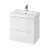 Купити СЕТ меблевий B04 MODUO SLIM 60 білий (тумба + умивальник) CERSANIT , UN509-042 /  , в категории Меблі , от бренда Cersanit  Інтернет-магазин сантехніки ✓ Кращі ціни на ринку ✓ Величезний вибір ✓ Гарантія ✓ Заходьте!