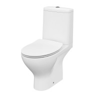 Унітаз-компакт MODUO 671 SBTW CleanOn 43 011 3/5 л з дюропластовим сидінням SLIM з плавним закриванням і функцією простого зняття CERSANIT