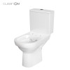 Купить Унітаз-компакт CITY 602 011 CleanOn 3/5 л з дюропластовим сидінням з плавним закриванням та функцією простого зняття CERSANIT , K35-036 /  , в категории Писсуар , от бренда Cersanit  Интернет-магазин сантехники ✓ Лучшие цены на рынке ✓ Огромный выб