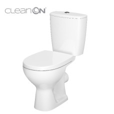 Унітаз-компакт ARTECO 616 CleanOn 011 3/5 л з дюропластовим сидінням з плавним закриванням і функцією простого зняття CERSANIT