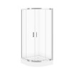 Купити Душова кабіна нaпівкругла ARTECO 90x90x190 прозоре скло CERSANIT , S157-002 /  , в категории Душові кабіни , от бренда Cersanit  Інтернет-магазин сантехніки ✓ Кращі ціни на ринку ✓ Величезний вибір ✓ Гарантія ✓ Заходьте!