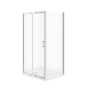 Купити Душова кабіна BASIC 100х80х185 з розсувними дверми, прозоре скло CERSANIT , S158-006 /  , в категории Душові кабіни , от бренда Cersanit  Інтернет-магазин сантехніки ✓ Кращі ціни на ринку ✓ Величезний вибір ✓ Гарантія ✓ Заходьте!