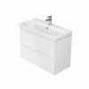 Купити СЕТ меблевий B06 MODUO SLIM 80 білий (тумба + умивальник) CERSANIT , UN509-044 /  , в категории Меблі , от бренда Cersanit  Інтернет-магазин сантехніки ✓ Кращі ціни на ринку ✓ Величезний вибір ✓ Гарантія ✓ Заходьте!