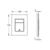 Купити 37535000 Клавіша Skate Cosmopolitan, хром GROHE НІМЕЧЧИНА , 37535000 / 9068 , в категории Кнопки для інсталяції , от бренда GROHE  Інтернет-магазин сантехніки ✓ Кращі ціни на ринку ✓ Величезний вибір ✓ Гарантія ✓ Заходьте!