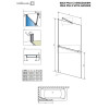 Купить Шторка для ванной Idea PNJ II 50 с держателем для полотенца, RADAWAY , 10001050-01-01W / 15905 , в категории Ванны , от бренда Radaway  Интернет-магазин сантехники ✓ Лучшие цены на рынке ✓ Огромный выбор ✓ Гарантия ✓ Заходите!