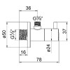 Купить Вентиль угловой DN 15 (1584505-00), Kludi , 1584505-00 / 1487 , в категории Смесители , от бренда Kludi  Интернет-магазин сантехники ✓ Лучшие цены на рынке ✓ Огромный выбор ✓ Гарантия ✓ Заходите!