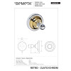 Купити 144206138 Retro Гачок(золото/хром), Bemeta , 144206138 / 2676 , в категории Аксесуари для ванної кімнати , от бренда BEMETA  Інтернет-магазин сантехніки ✓ Кращі ціни на ринку ✓ Величезний вибір ✓ Гарантія ✓ Заходьте!