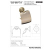Купити 144112017 Retro Тримач туалетного паперу з кришкою(бронза/хром), Bemeta , 144112017 / 2721 , в категории Аксесуари для ванної кімнати , от бренда BEMETA  Інтернет-магазин сантехніки ✓ Кращі ціни на ринку ✓ Величезний вибір ✓ Гарантія ✓ Заходьте!