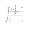 Купить Ванна прямоугольная Vita 170х75, Roca , A24T066000 / 2786 , в категории Ванны , от бренда ROCA  Интернет-магазин сантехники ✓ Лучшие цены на рынке ✓ Огромный выбор ✓ Гарантия ✓ Заходите!