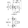 Купити Змішувач для душу BauLoop (23340000), Grohe , 23340000 / 2880 , в категории Змішувачі , от бренда GROHE  Інтернет-магазин сантехніки ✓ Кращі ціни на ринку ✓ Величезний вибір ✓ Гарантія ✓ Заходьте!