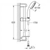 Купити Новий набір для душу Tempesta, 2 режими струменів GROHE 27926001 , 27926001 / 61873 , в категории Душові набори , от бренда GROHE  Інтернет-магазин сантехніки ✓ Кращі ціни на ринку ✓ Величезний вибір ✓ Гарантія ✓ Заходьте!