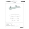 Купити 104122042 Omega Поличка скляна 300мм , Bemeta , 104122042 / 3748 , в категории Аксесуари для ванної кімнати , от бренда BEMETA  Інтернет-магазин сантехніки ✓ Кращі ціни на ринку ✓ Величезний вибір ✓ Гарантія ✓ Заходьте!